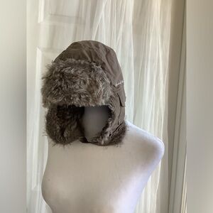Helly Hansen Brown Fur-Lined Hat